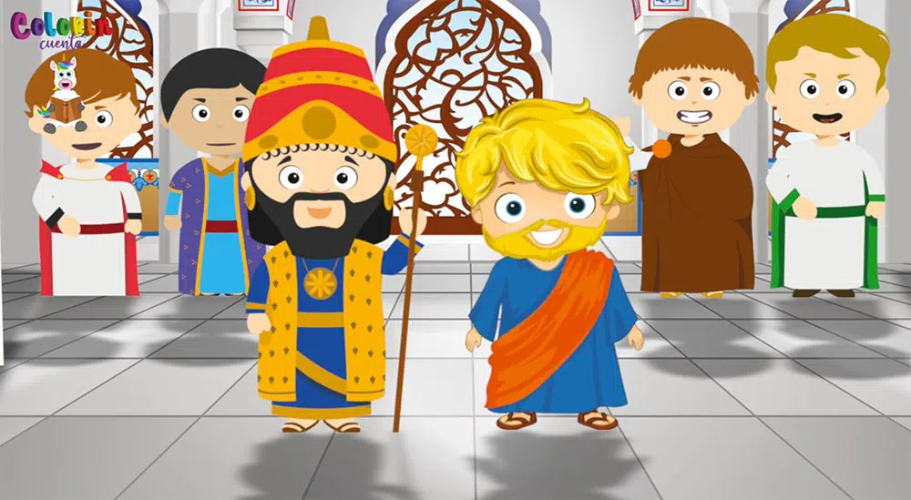 Cuento para niños de Daniel en la fosa de los leones