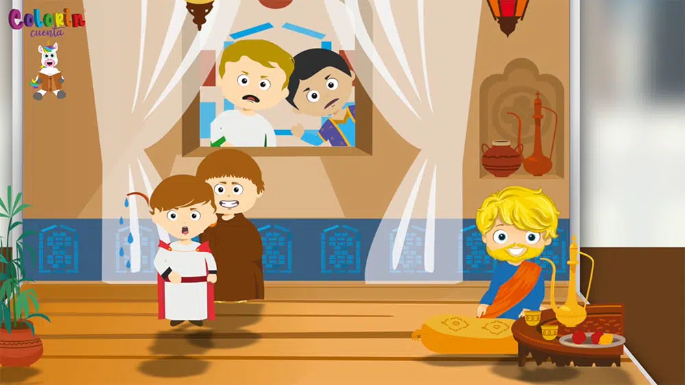 Cuento para niños de Daniel en la fosa de los leones