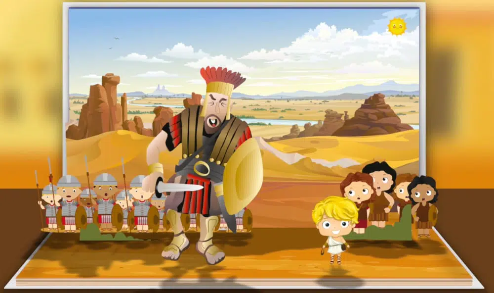 Mejores historias de la Biblia para niños -Cuento de David Y Goliat para niños