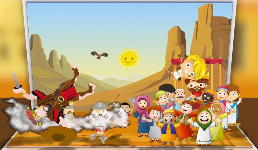 Cuento de David Y Goliat para niños