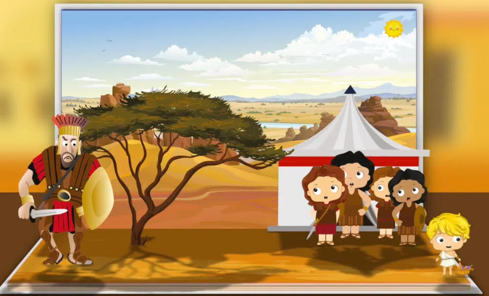 Cuento de David Y Goliat para niños