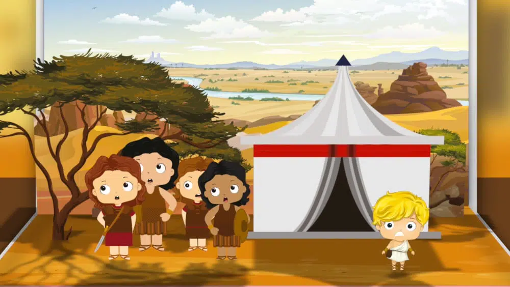 Cuento de David Y Goliat para niños