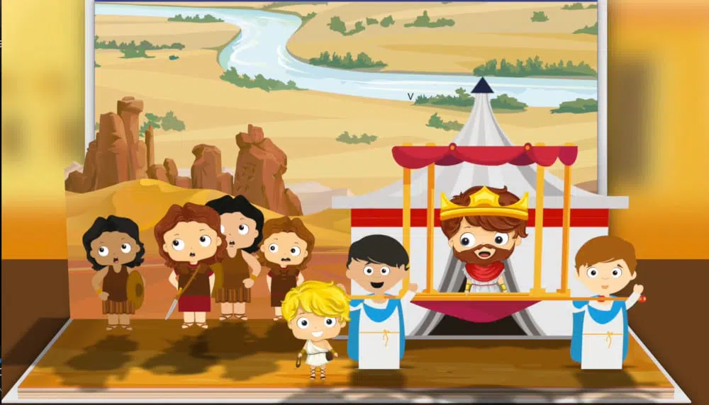 Cuento de David Y Goliat para niños