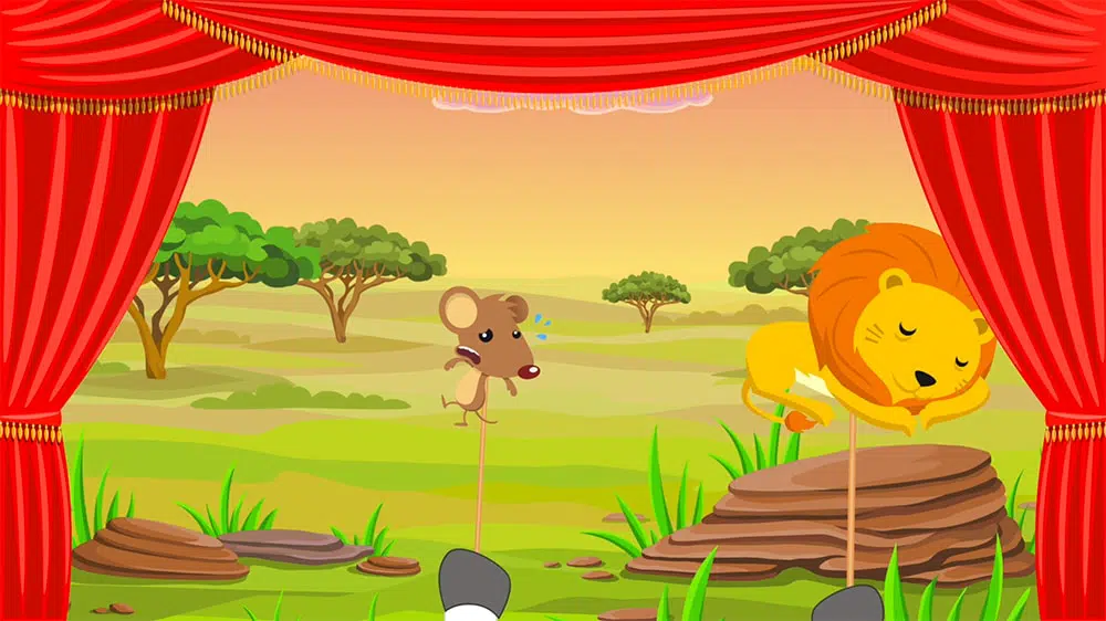The story of The Lion and The Mouse
