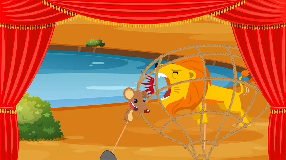 The story of The Lion and The Mouse 3