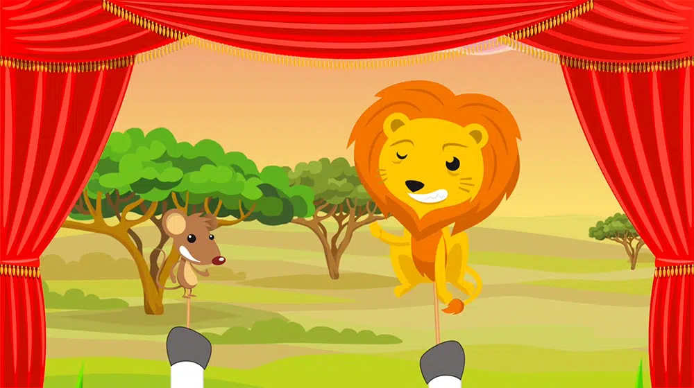 The story of The Lion and The Mouse 4