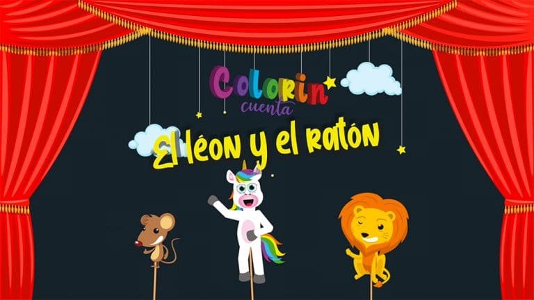 Fábula infantil el león y el ratón