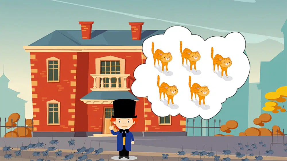 El flautista de hamelin de los hermanos Grimm