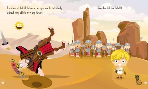 Colorin tells the Bible - David versus Goliath