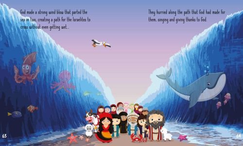 Colorin tells the Bible - Moses passing through the sea