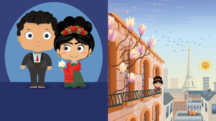 Biography of Frida Kahlo for kids